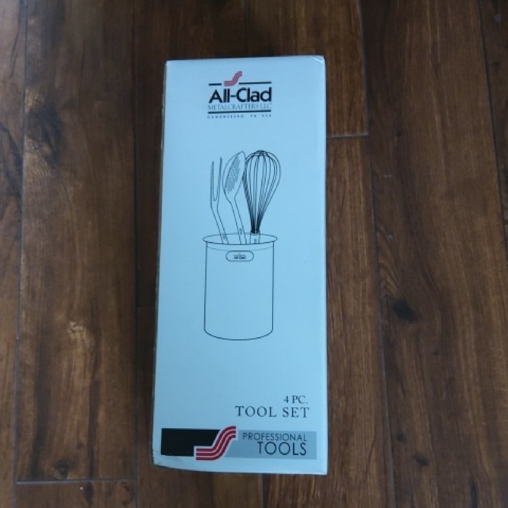 ALL-CLAD💥New💥Silver 4-Piece Professional Tool Set